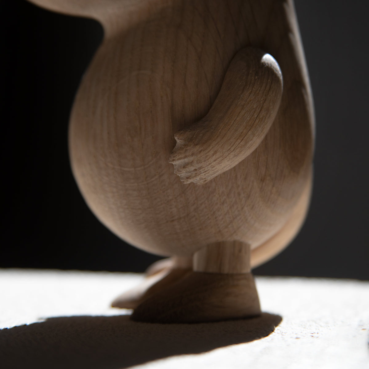 Boyhood Moomintroll wooden figure in oak, view 13 (image 13)