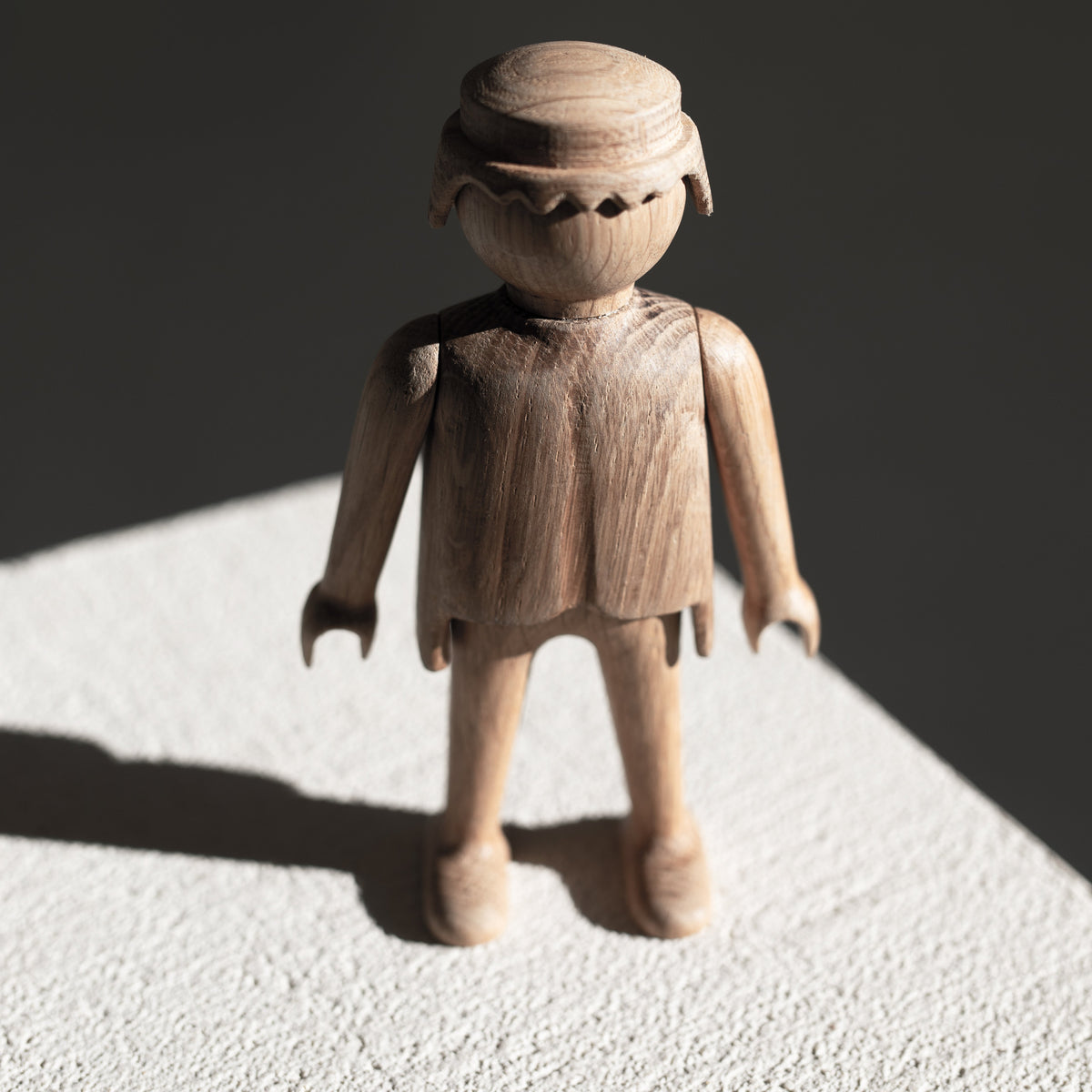 Boyhood Playmobil Man wooden figure in oak, view 12 (image 12)