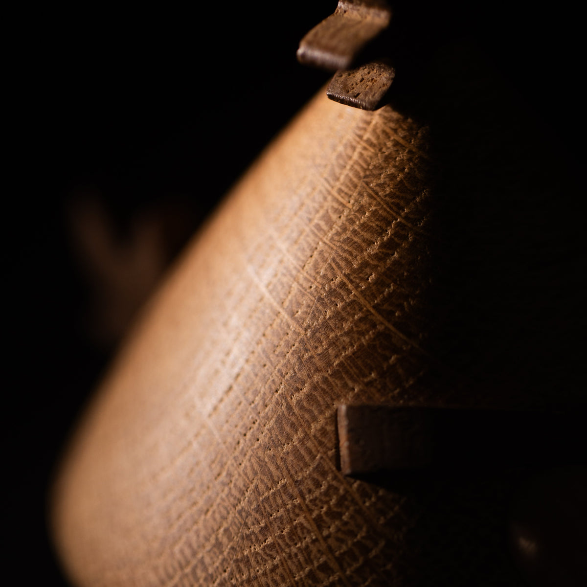 Boyhood Angry Birds Chuck wooden figure in oak, smoked oak & maple, view 6 (image 6)