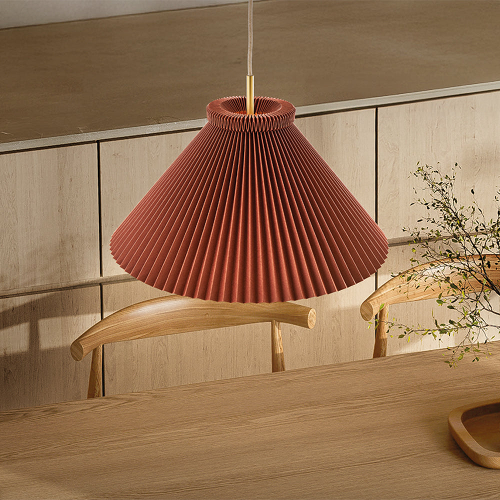 130 Pendant with Brass Fittings by Le Klint, Chocolate (photo 13)