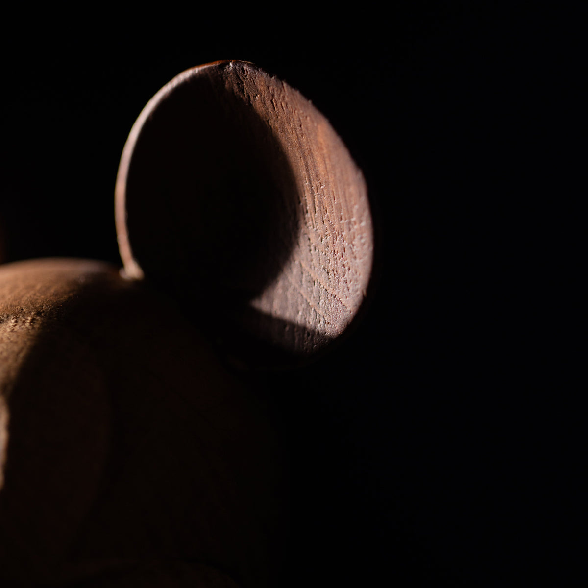 Boyhood Disney Mickey Mouse wooden figure in oak & smoked oak, view 21 (image 21)
