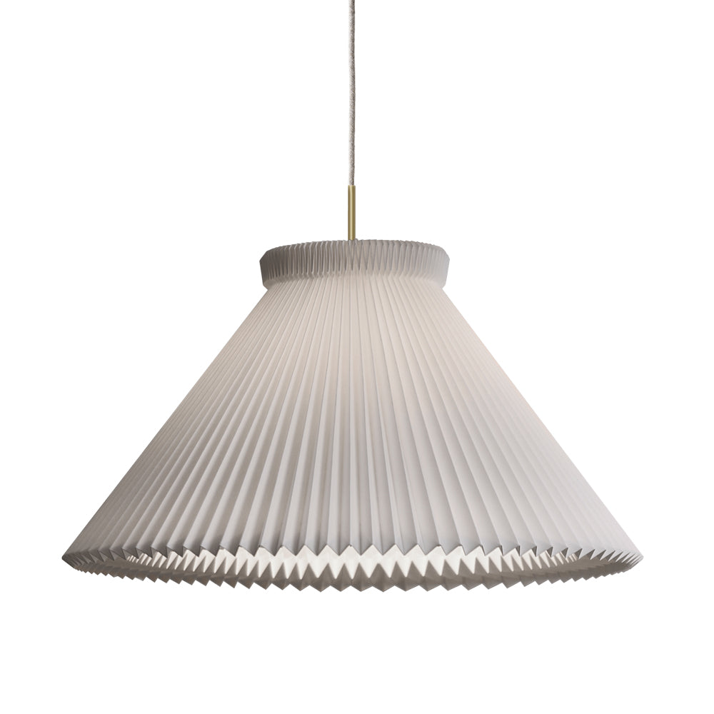 130 Pendant with Brass Fittings by Le Klint, White Paper (photo 19)
