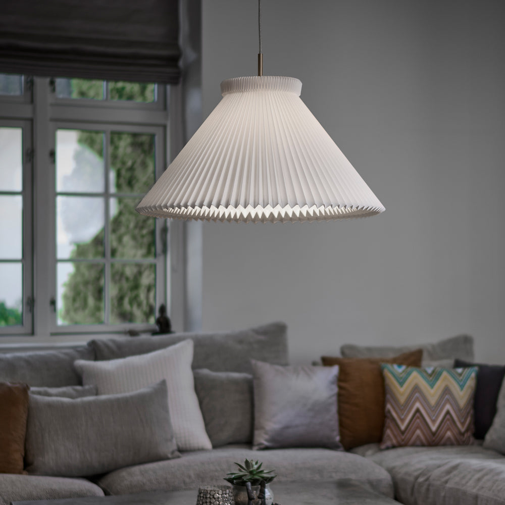 130 Pendant with Brass Fittings by Le Klint, White (photo 22)