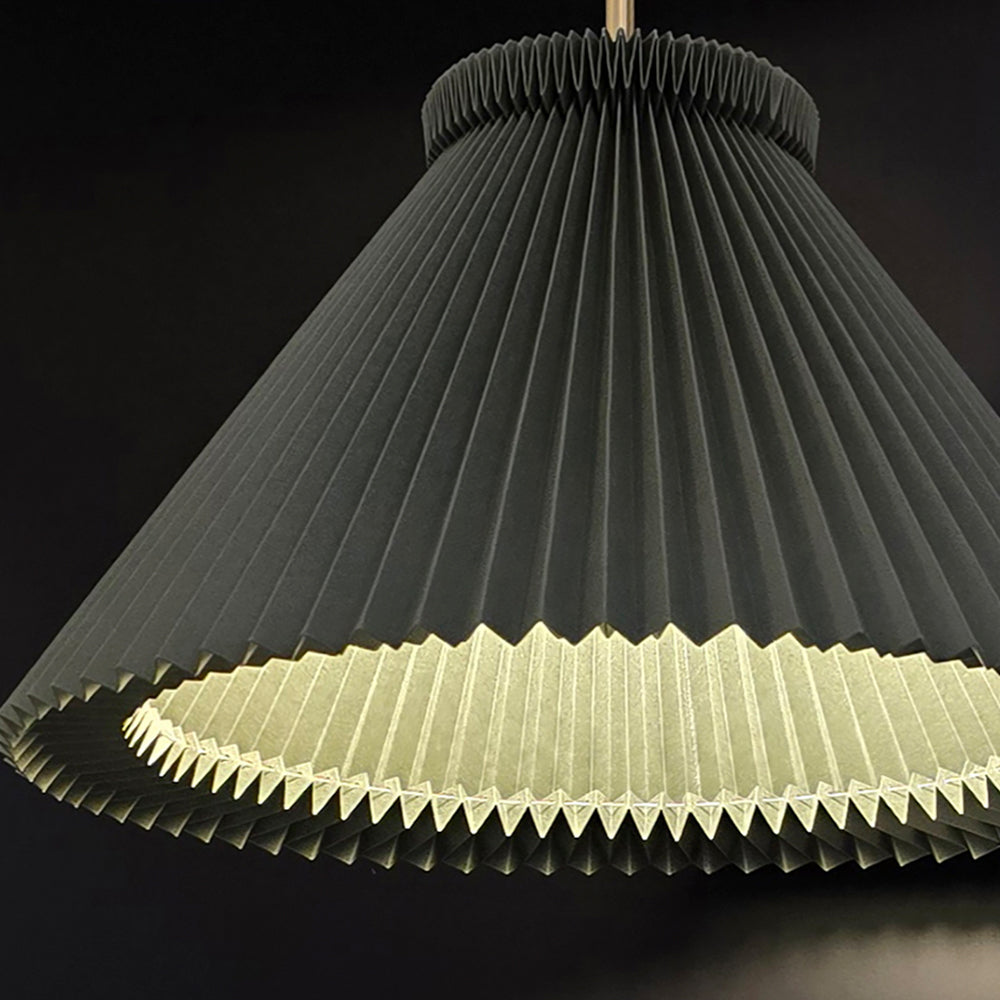 130 Pendant with Brass Fittings by Le Klint, Moss Green (photo 15)