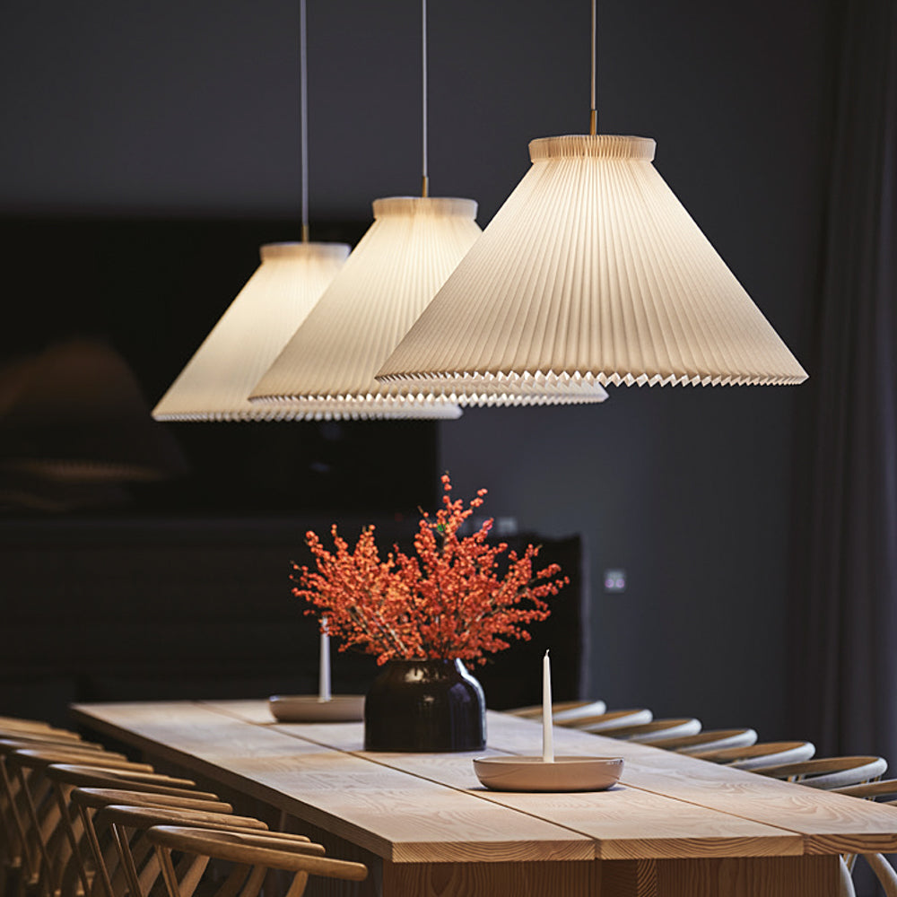 130 Pendant with Brass Fittings by Le Klint, White (photo 21)