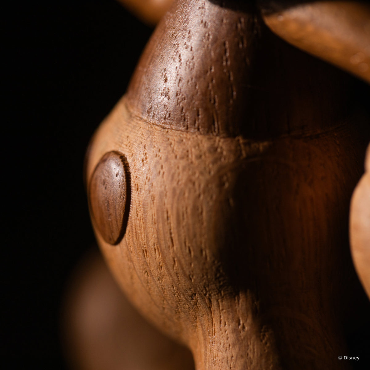 Boyhood Disney Mickey Mouse wooden figure in oak & smoked oak, view 19 (image 19)