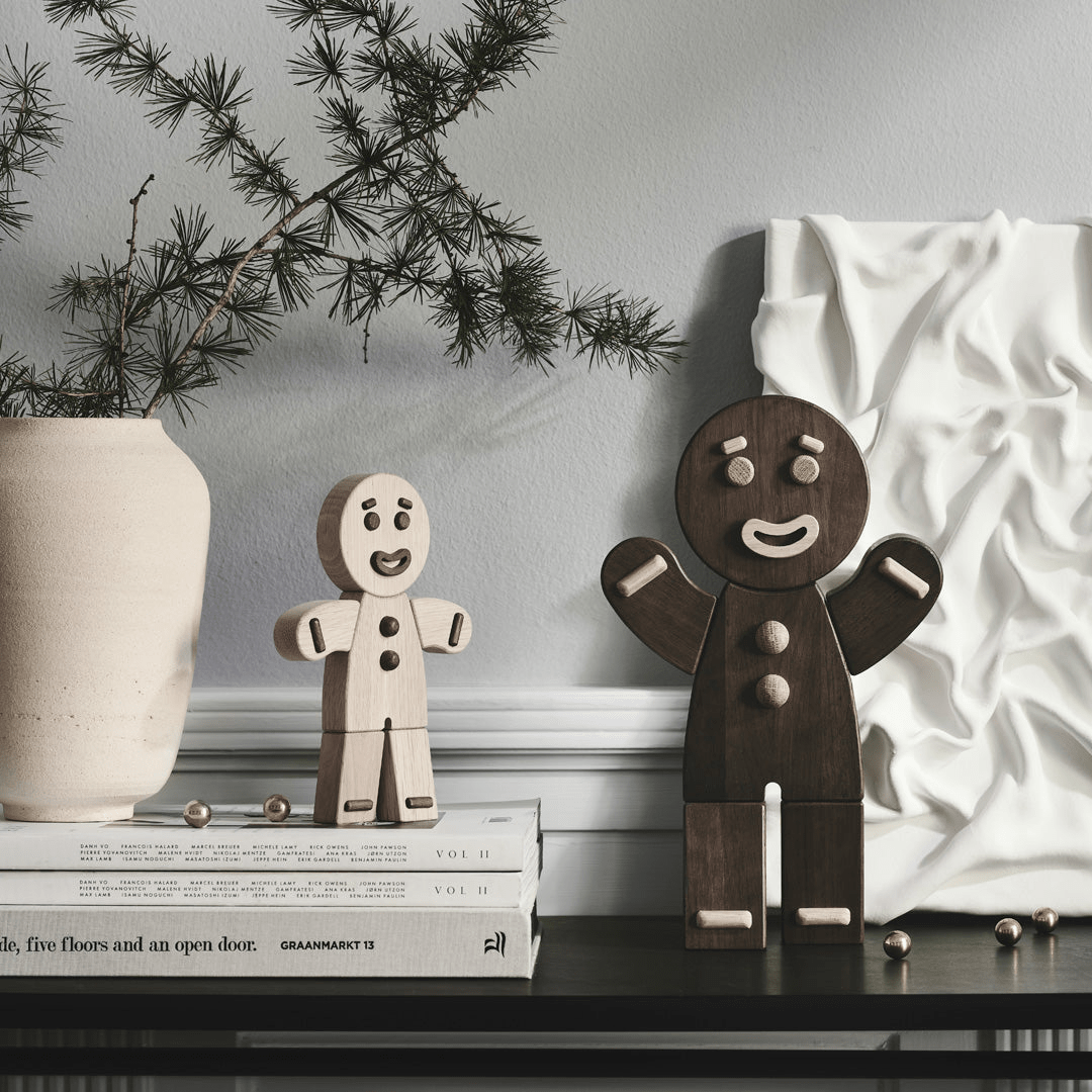 Boyhood Gingerbread Man wooden figure in oak, Large (image 5)