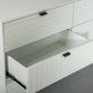 Nova Domus Valencia Contemporary White Dresser