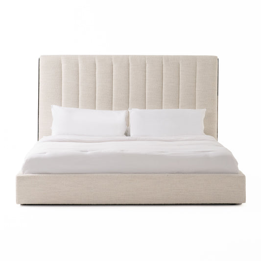 Modrest Valhalla Contemporary White Fabric Bed