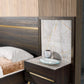 Nova Domus Velondra Eastern King Modern Eucalypto and Marble Bedroom Set