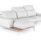 Lamod Italia Villeneuve Modern White Italian Left Facing Sectional Sofa