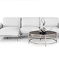 Lamod Italia Villeneuve Modern White Italian Left Facing Sectional Sofa