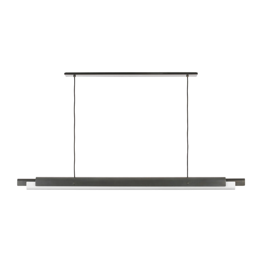 Ambrose 72 Linear LED Chandelier Brass by Visual & Comfort & Co