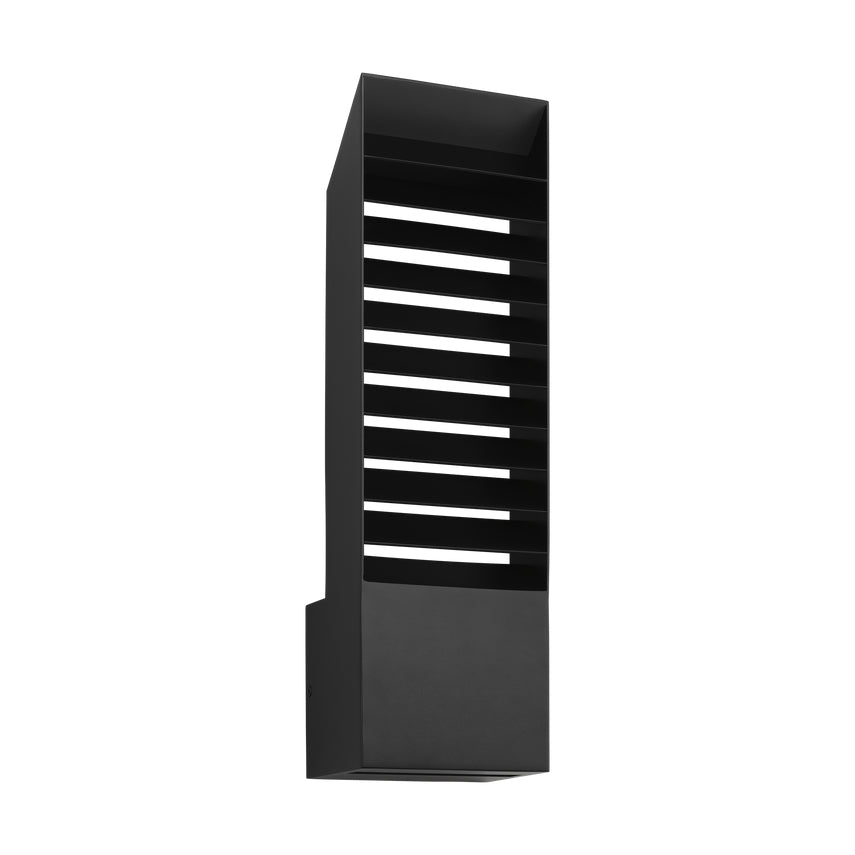 Lamel 19 Outdoor Black LED Wall Light Kelly Wearstler by Visual & Comfort & Co