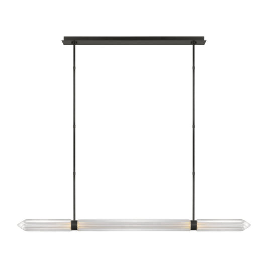 Langston 61-inch Linear Crystal LED Chandelier by Visual & Comfort & Co