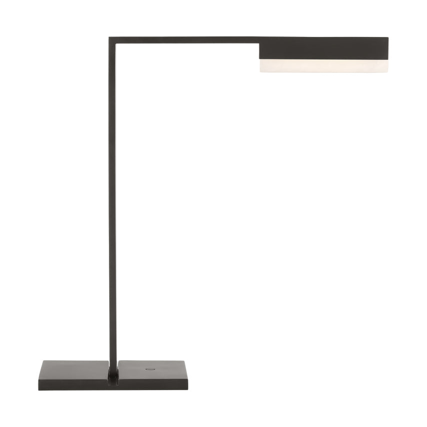 Linea 15 Alabaster Desk Lamp by Visual & Comfort & Co