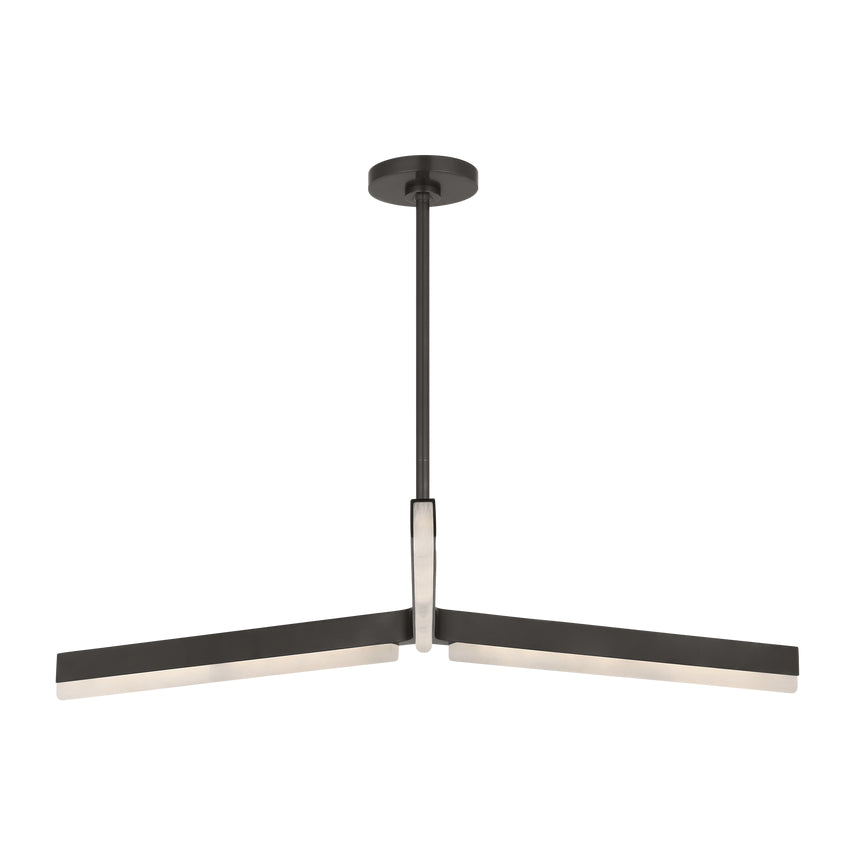 Linea 42 Alabaster LED Chandelier Kelly Wearstler by Visual & Comfort & Co