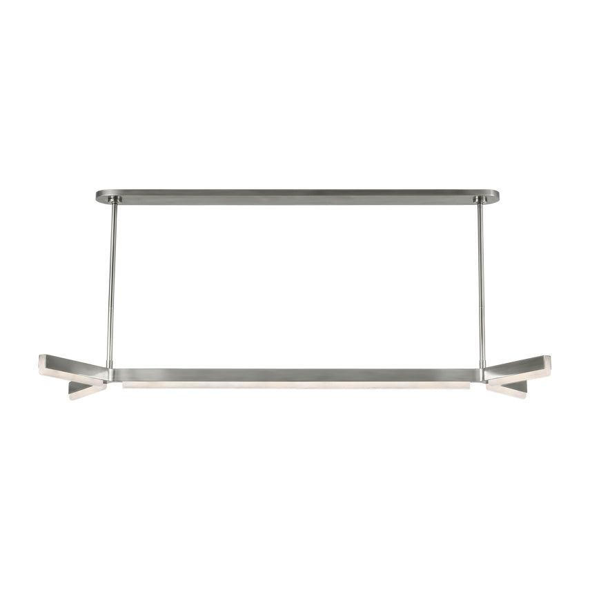 Linea 55-inch Alabaster LED Chandelier by Visual & Comfort & Co