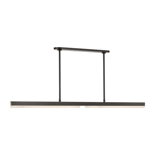 Linea 60 LED Linear Chandelier Lighting by Visual & Comfort & Co