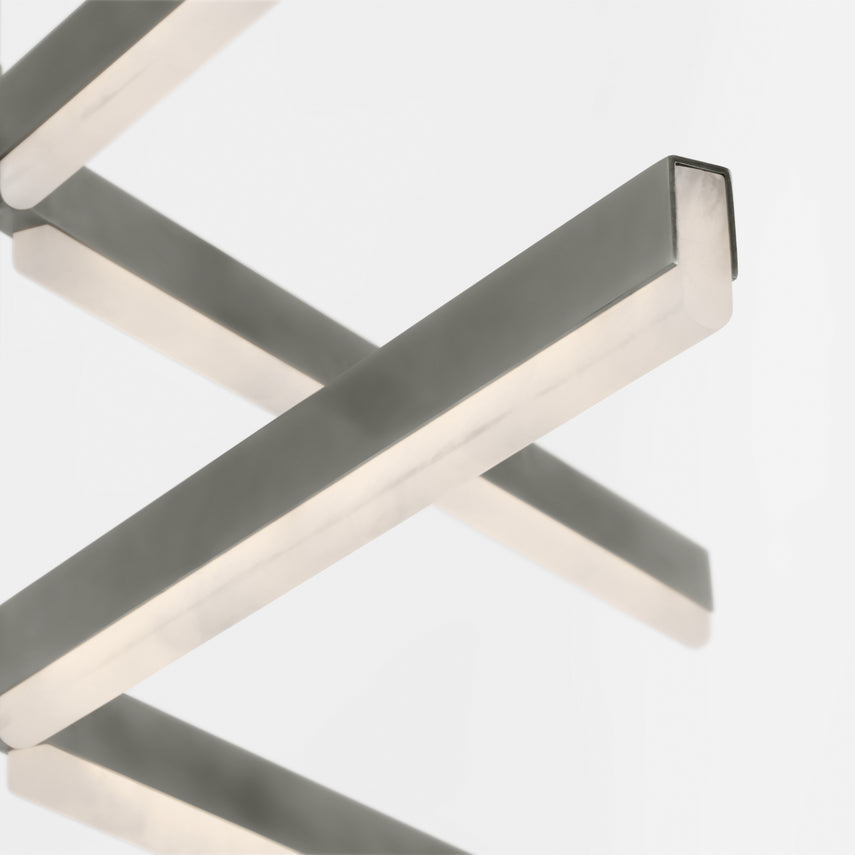 Linea 56In Alabaster LED Chandelier by Visual & Comfort & Co