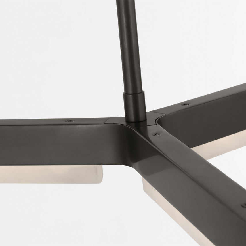 Linea 42 Alabaster LED Chandelier Kelly Wearstler by Visual & Comfort & Co