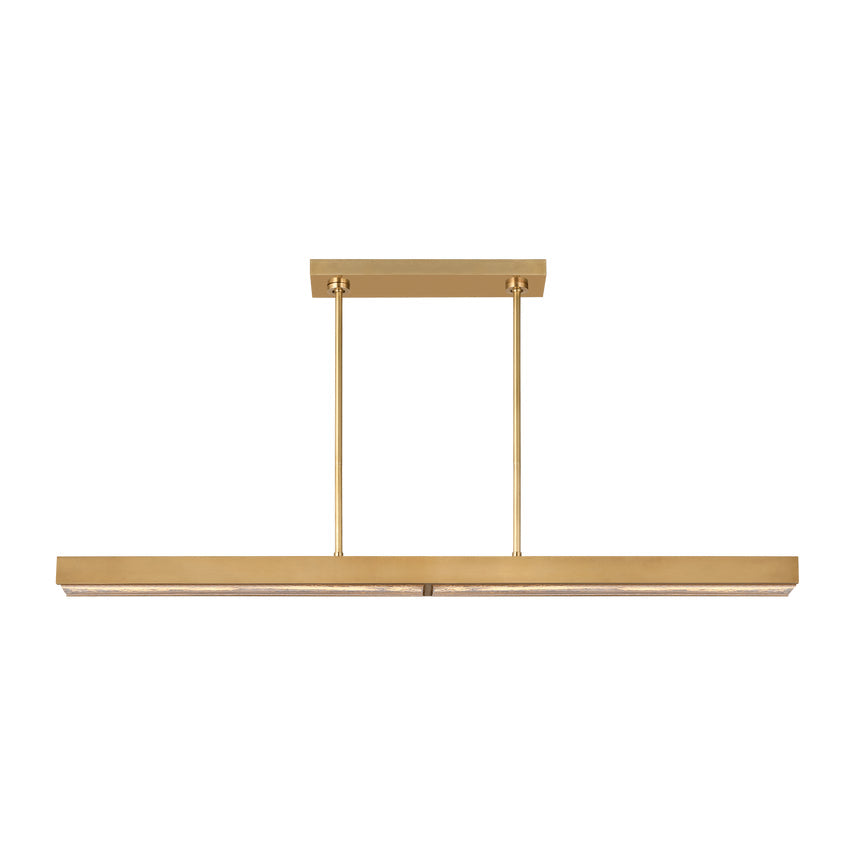 Maybeck 48 Linear Brass Chandelier by Visual & Comfort & Co