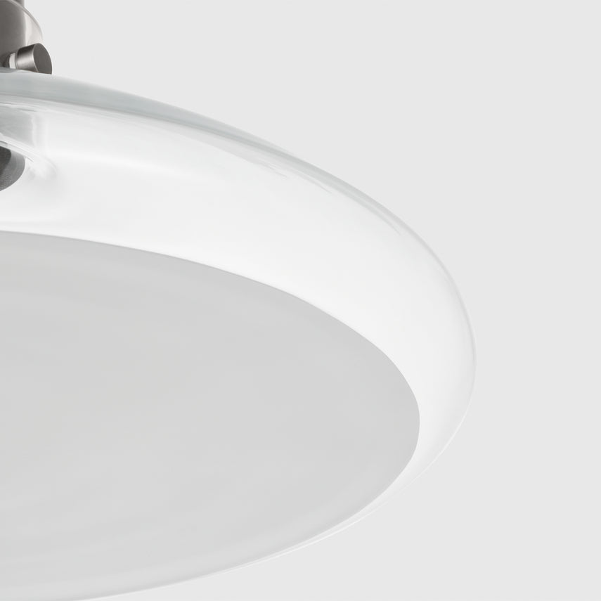 Visual Comfort 22 Inch Brass Brone Clear Smoked Glass Led Pendant Light Morgan 