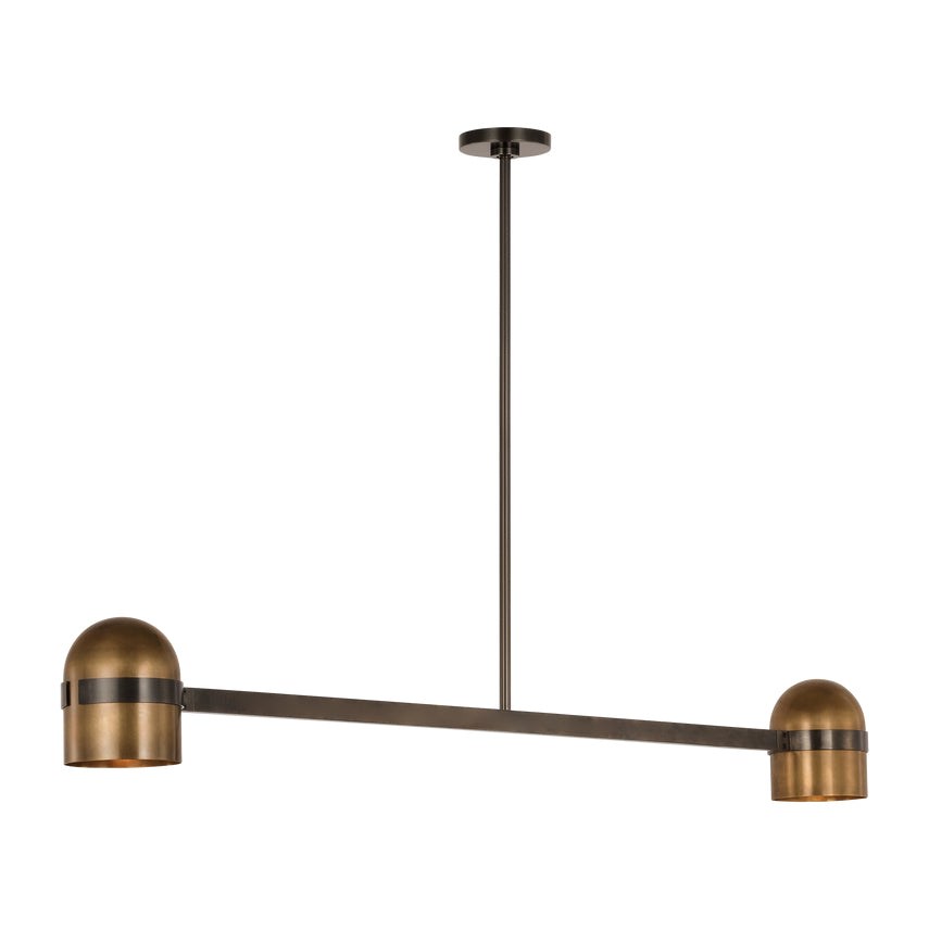 Octavia 56 Brass Linear LED Chandelier by Visual & Comfort & Co