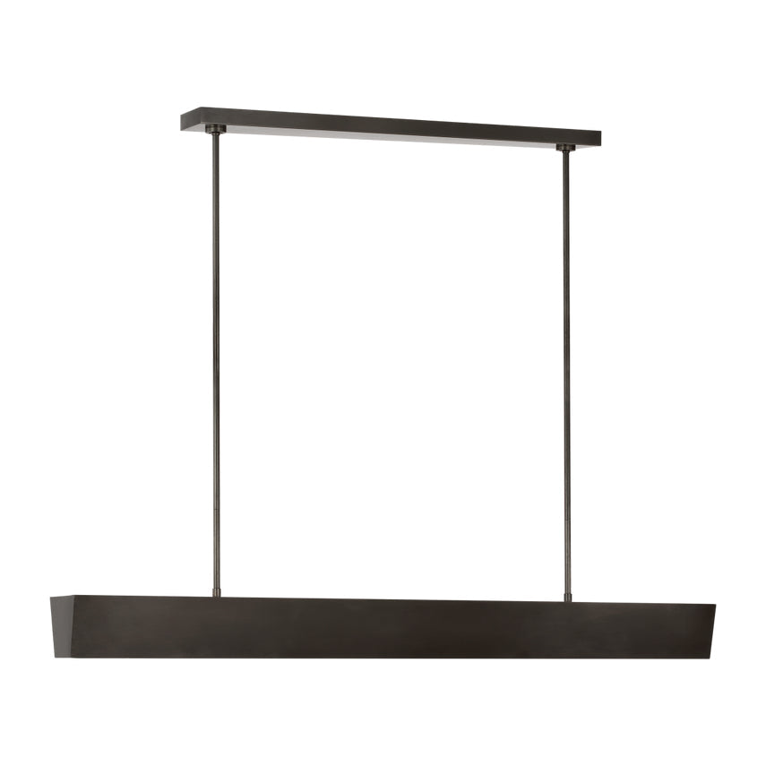 Visual Comfort Pench 54 Tapered Brass Dimmable Led Chandelier 