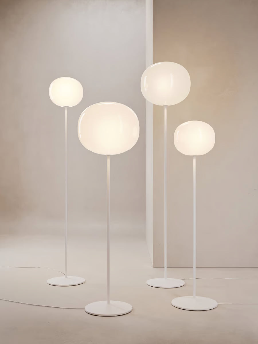 Contemporary floor lamp for hotel and hospitality spaces