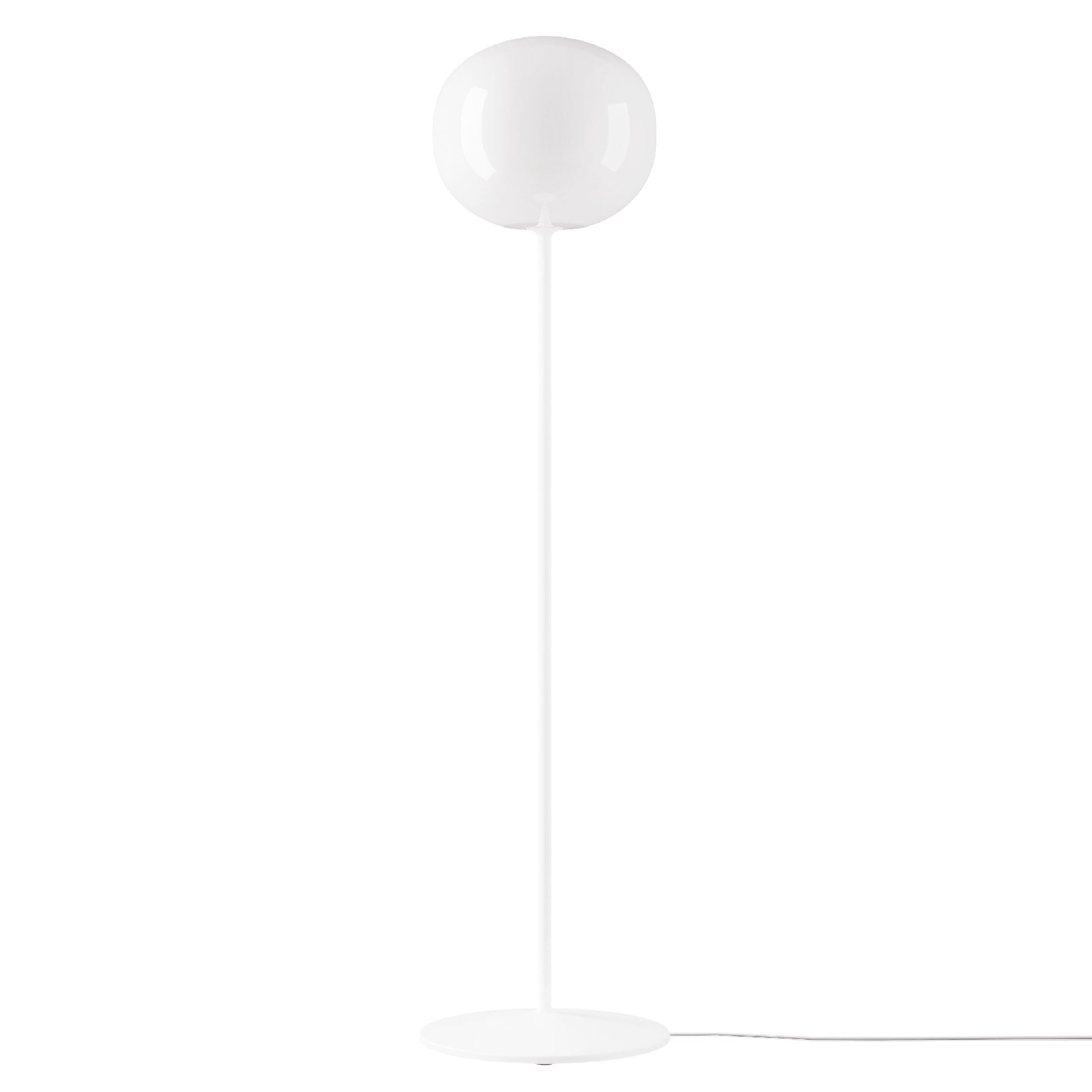 talian-made floor lamp with handcrafted glass diffuser