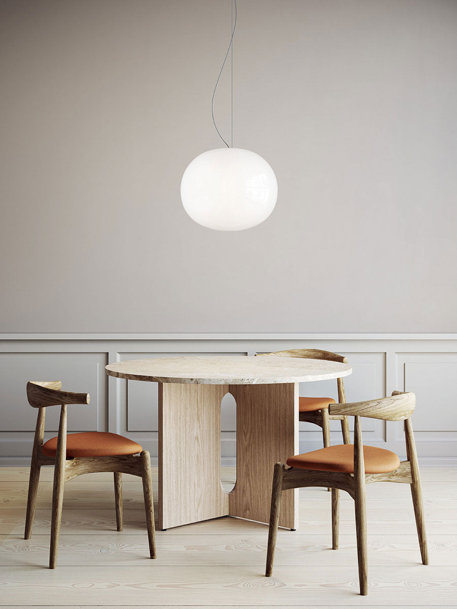 Modern Italian blown glass cluster pendant by Lodes