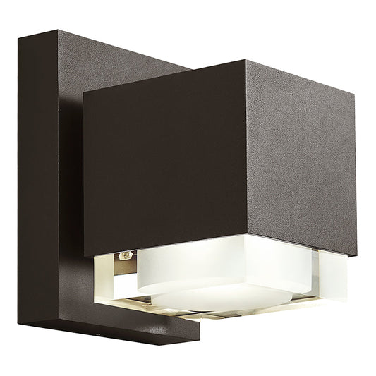 Voto 8-inch Bronze LED Outdoor Wall Light For Homes Businesses by Visual & Comfort & Co