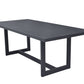 Renava Wake Modern Dark Charcoal Outdoor Dining Table