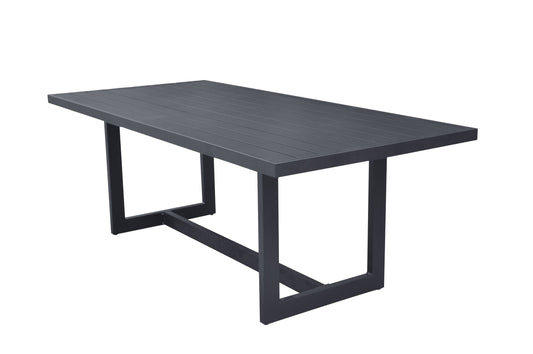 Renava Wake Modern Dark Charcoal Outdoor Dining Table