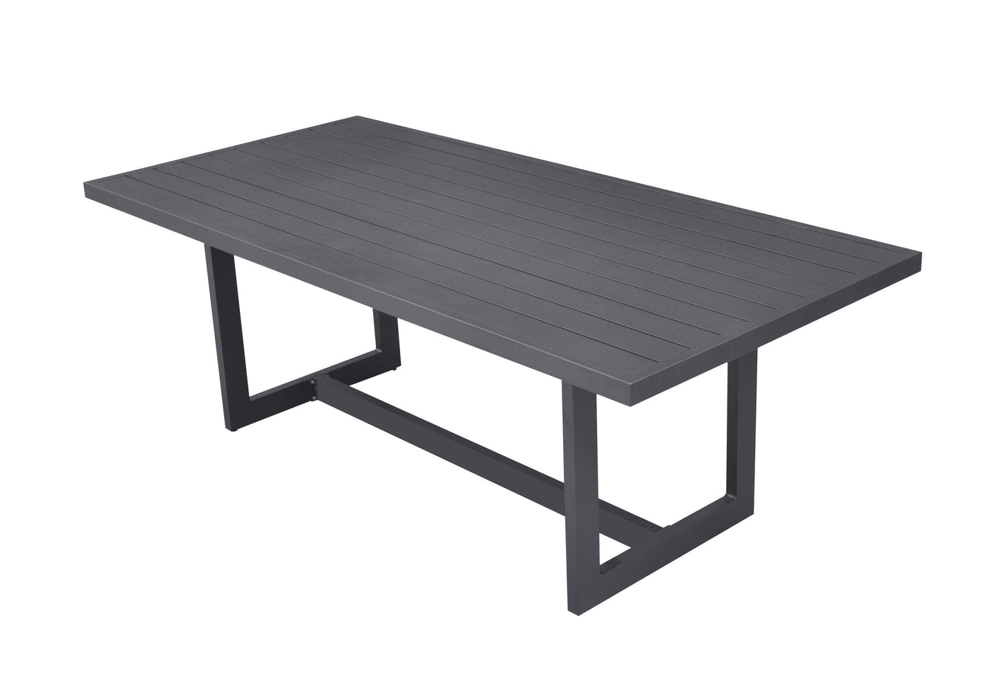 Renava Wake Modern Dark Charcoal Outdoor Dining Table