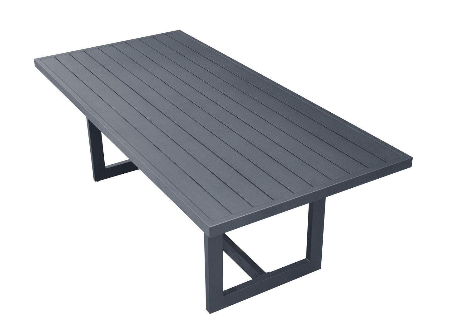 Renava Wake Modern Dark Charcoal Outdoor Dining Table