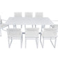 Renava Wake Modern White Outdoor Dining Table