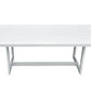 Renava Wake Modern White Outdoor Dining Table
