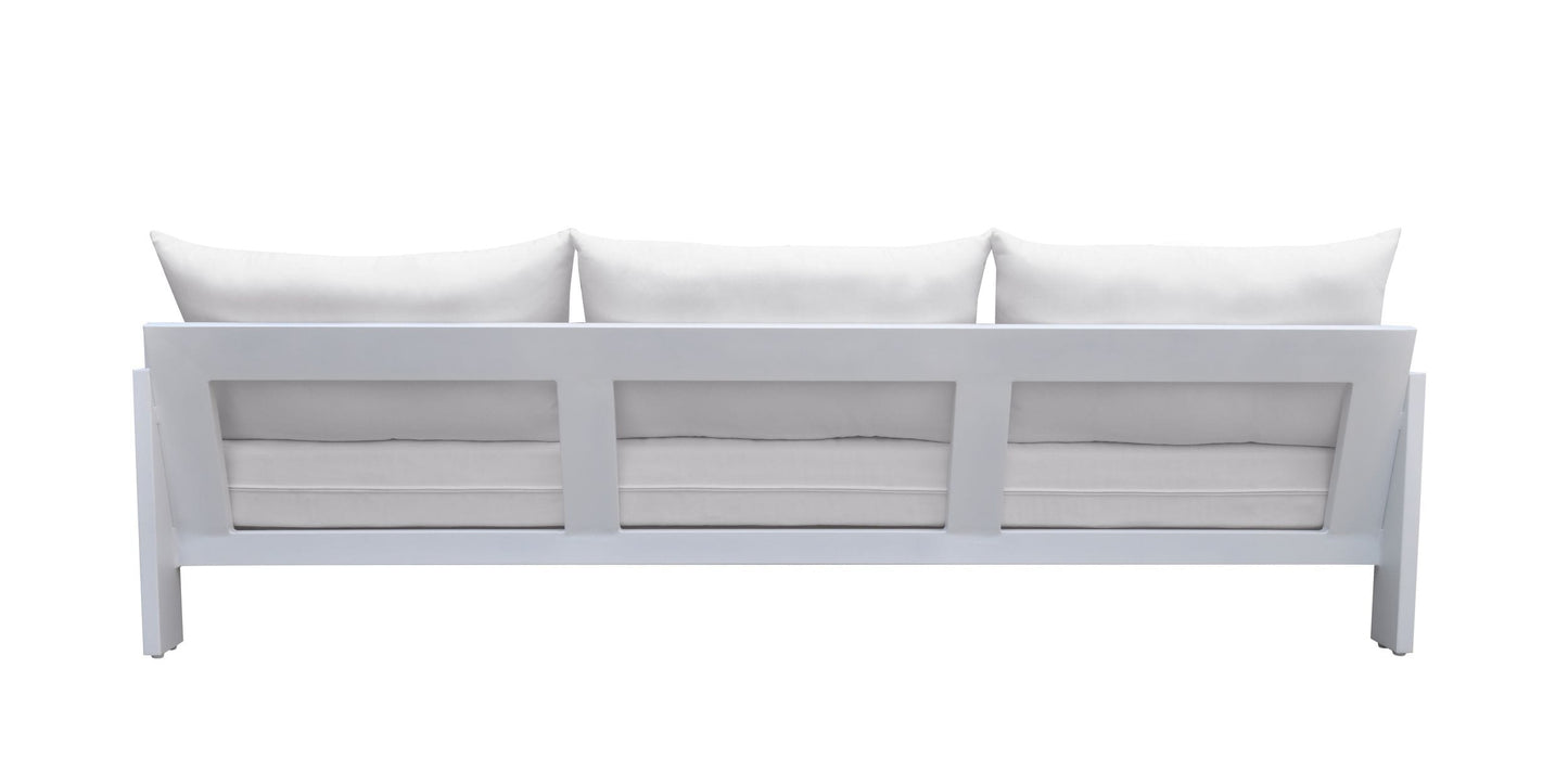 Renava Wake Modern White Outdoor Sofa