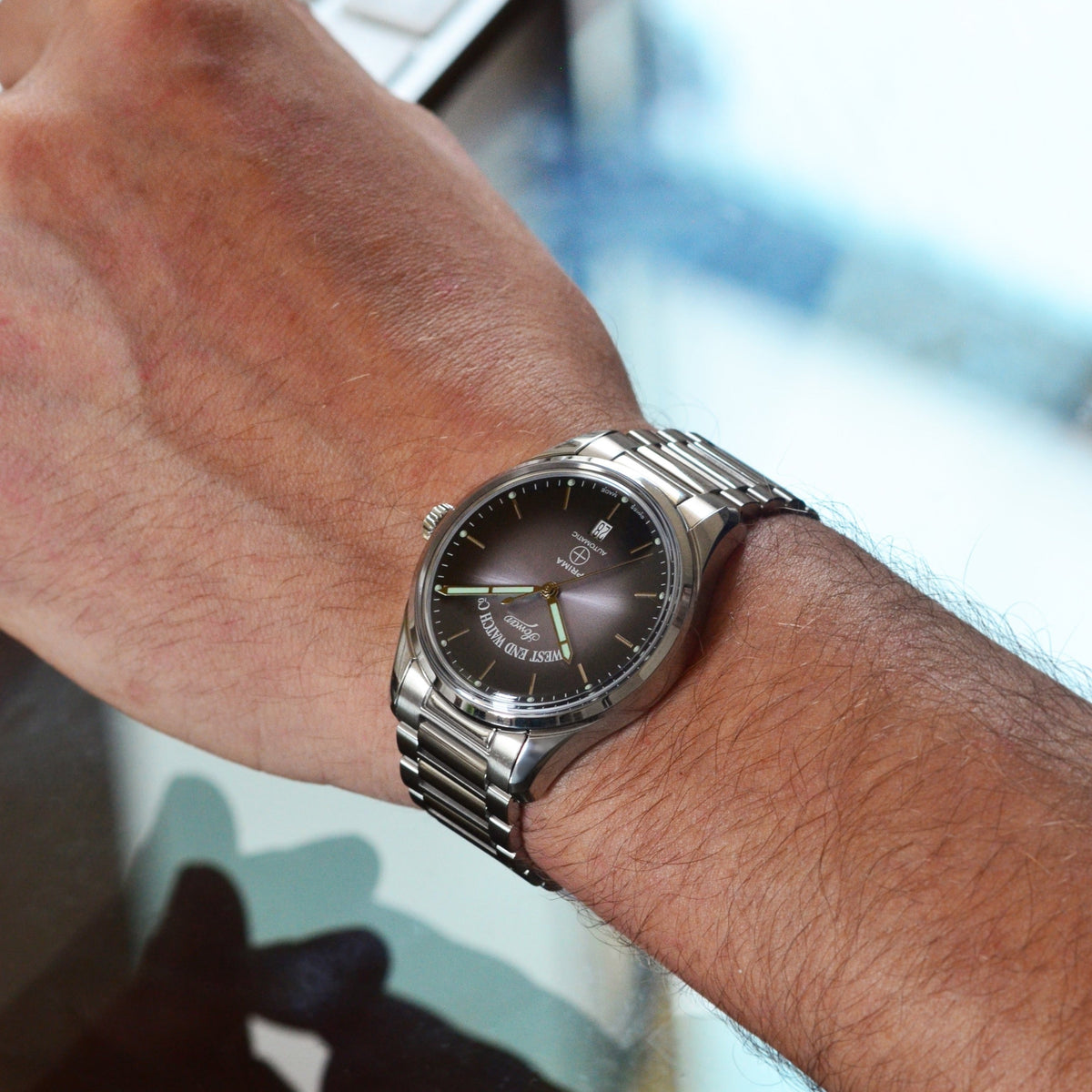 West End Watch Co. Sowar Steel – automatic watch, photo 1