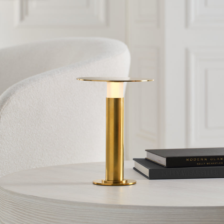 Miguel 10Inch Portable LED Table Lamp Wireless by Visual & Comfort & Co