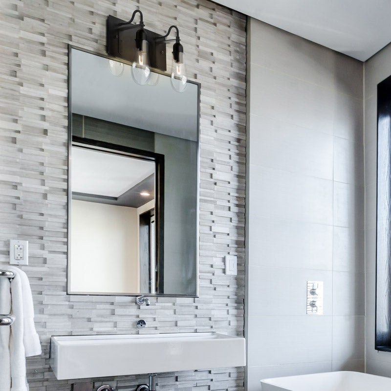 Besa Wish vanity light in a bathroom, application photo
