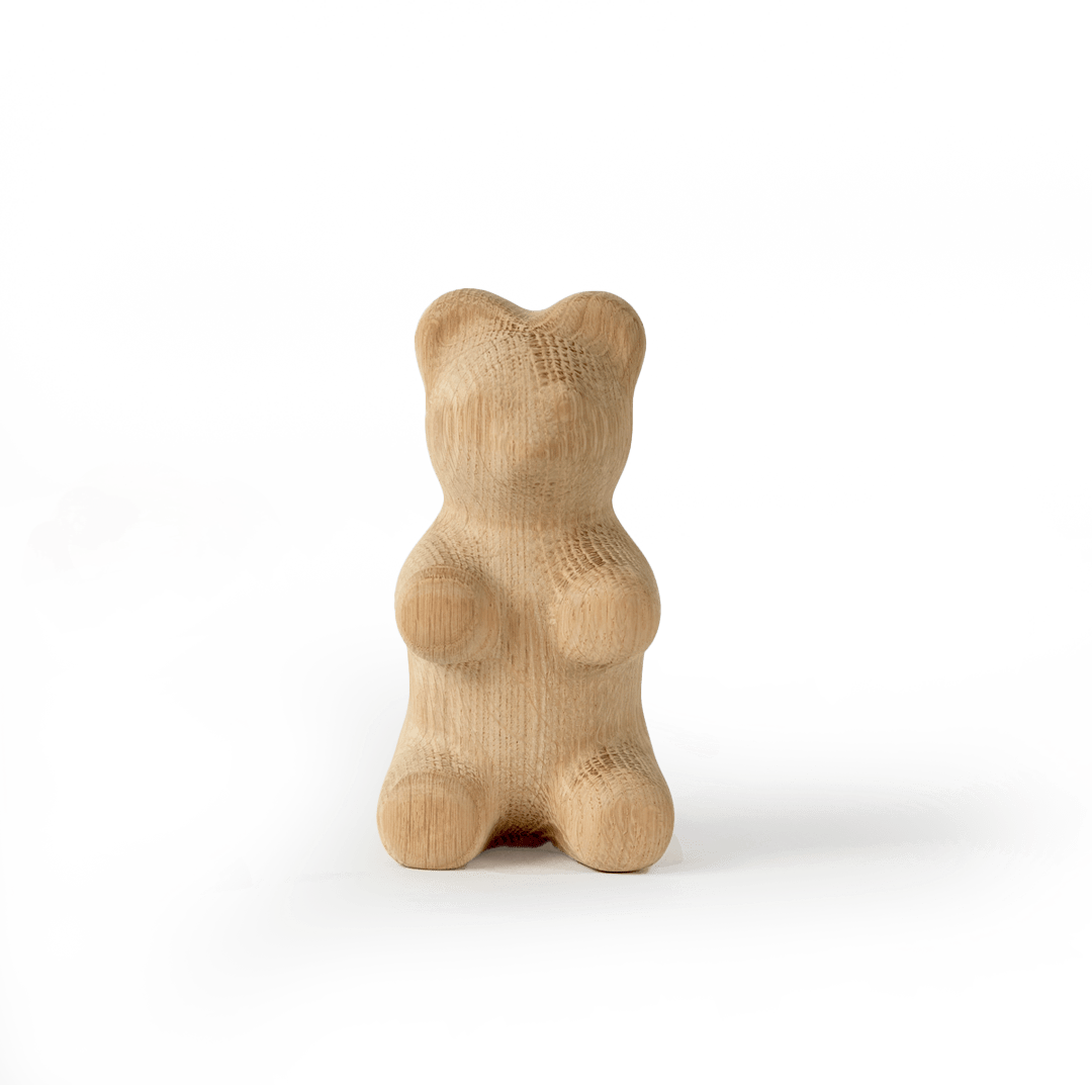 Boyhood Gummy Bear wooden figure in oak, Small (image 4)