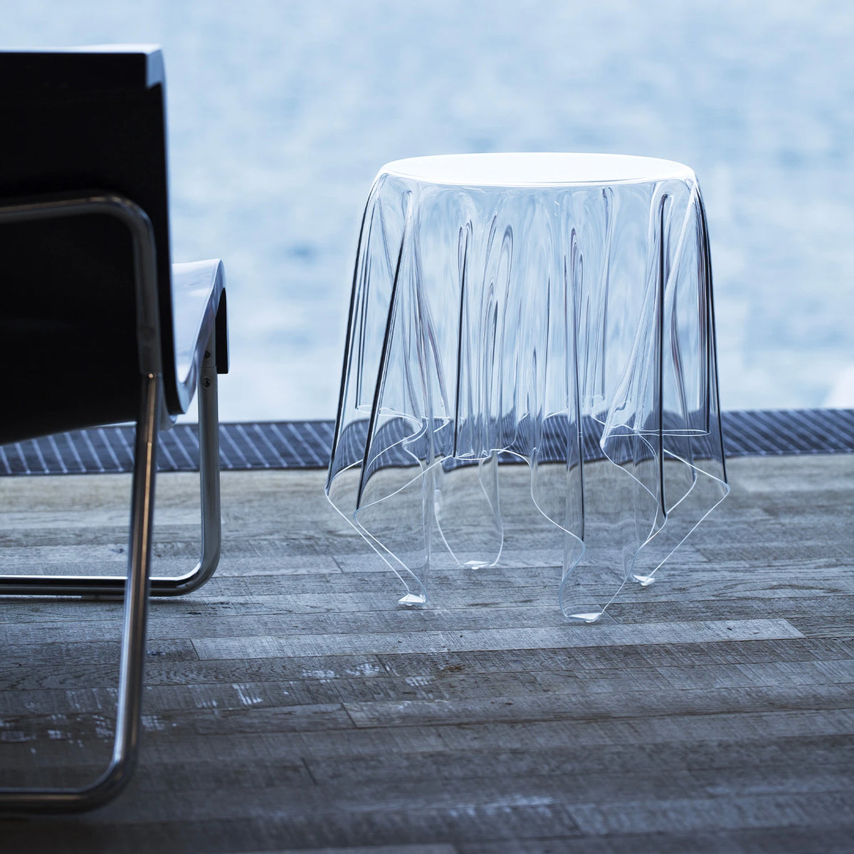 Essey Illusion side table clear acrylic side table, photo 5