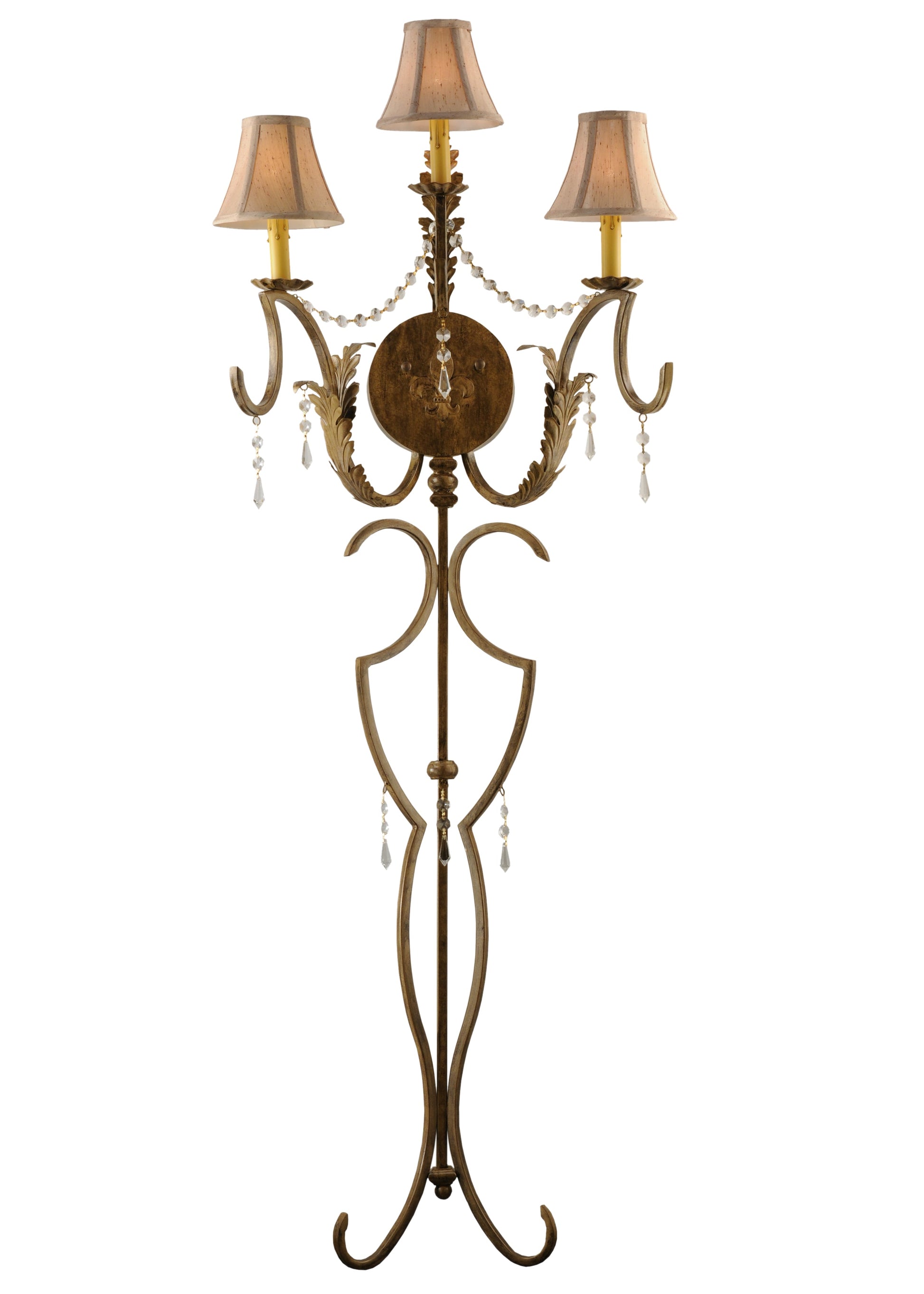 20" Old Broadway 3-Light Wall Sconce by 2nd Ave Lighting