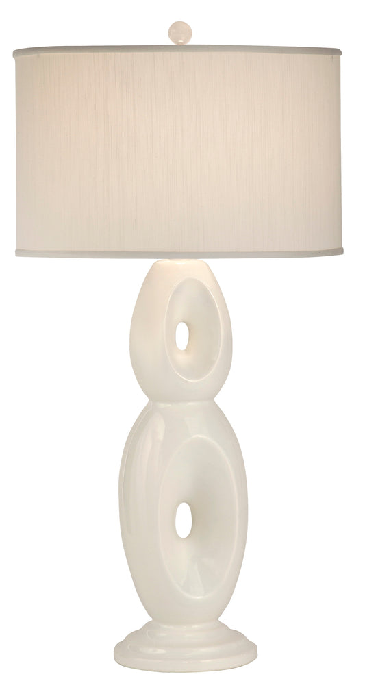 Thumprints Loop White Table Lamp 1137-ASL-2101