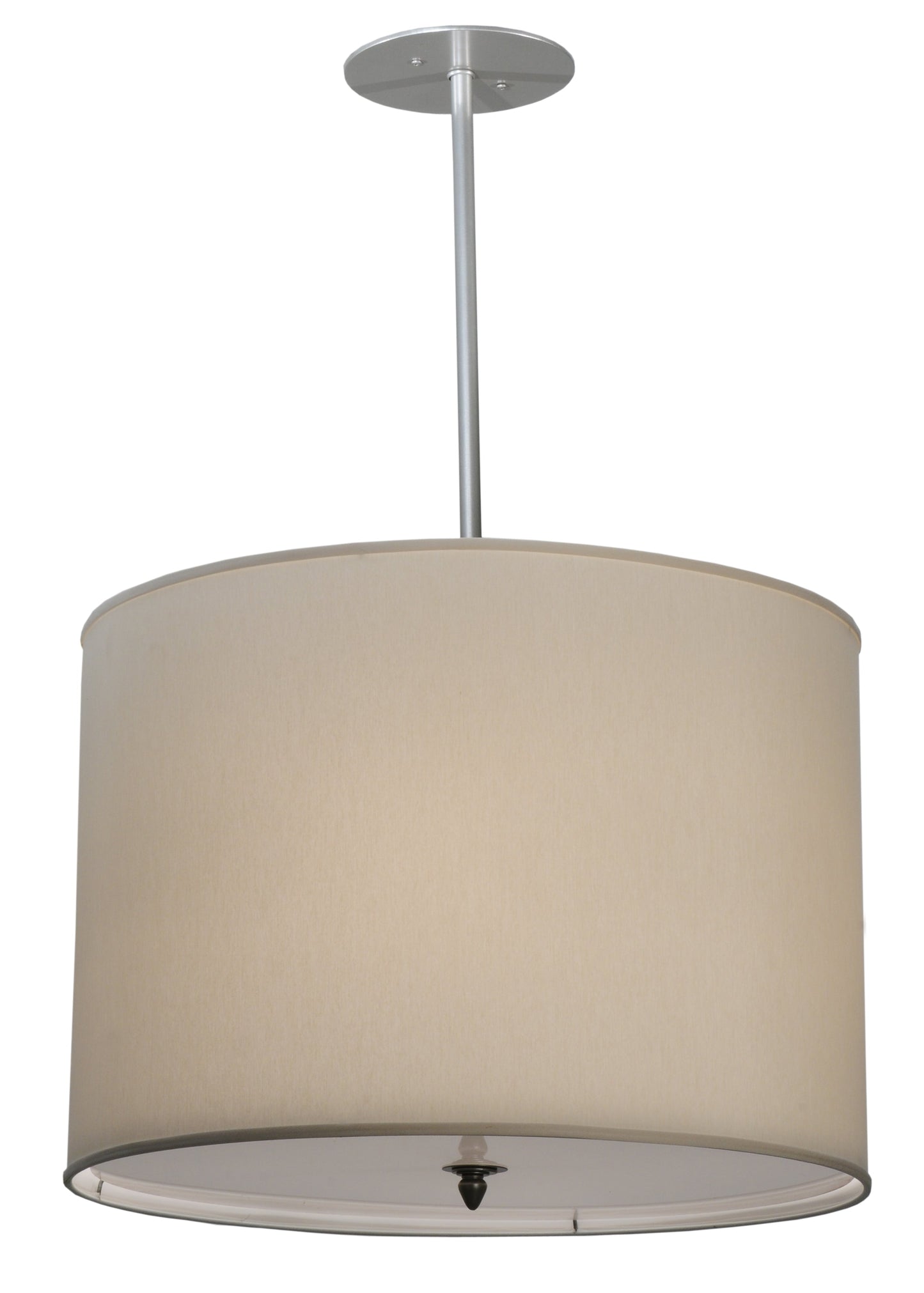 24" Cilindro Textrene Pendant by 2nd Ave Lighting