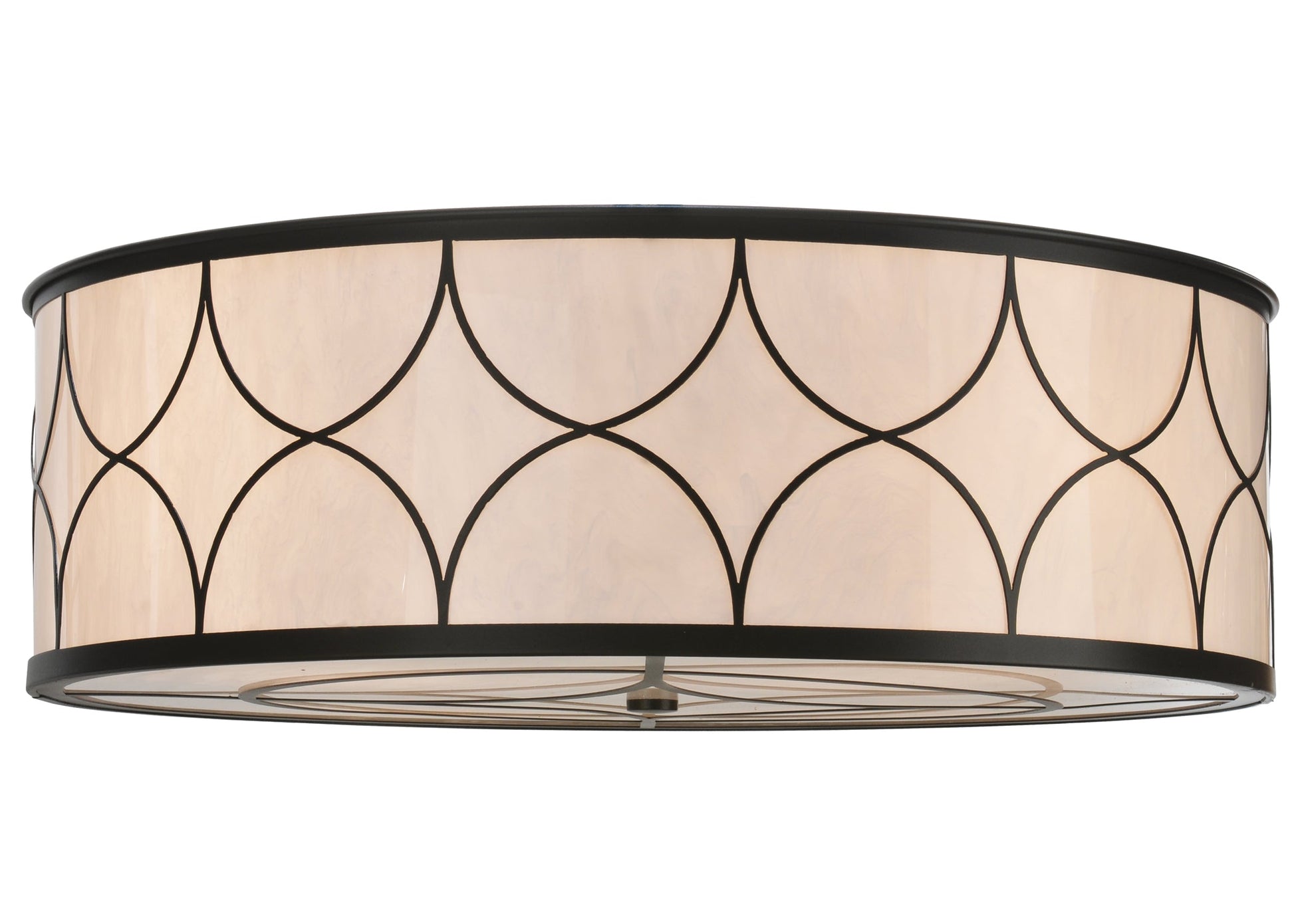 36" Revival Deco Cilindro Flushmount by 2nd Ave Lighting