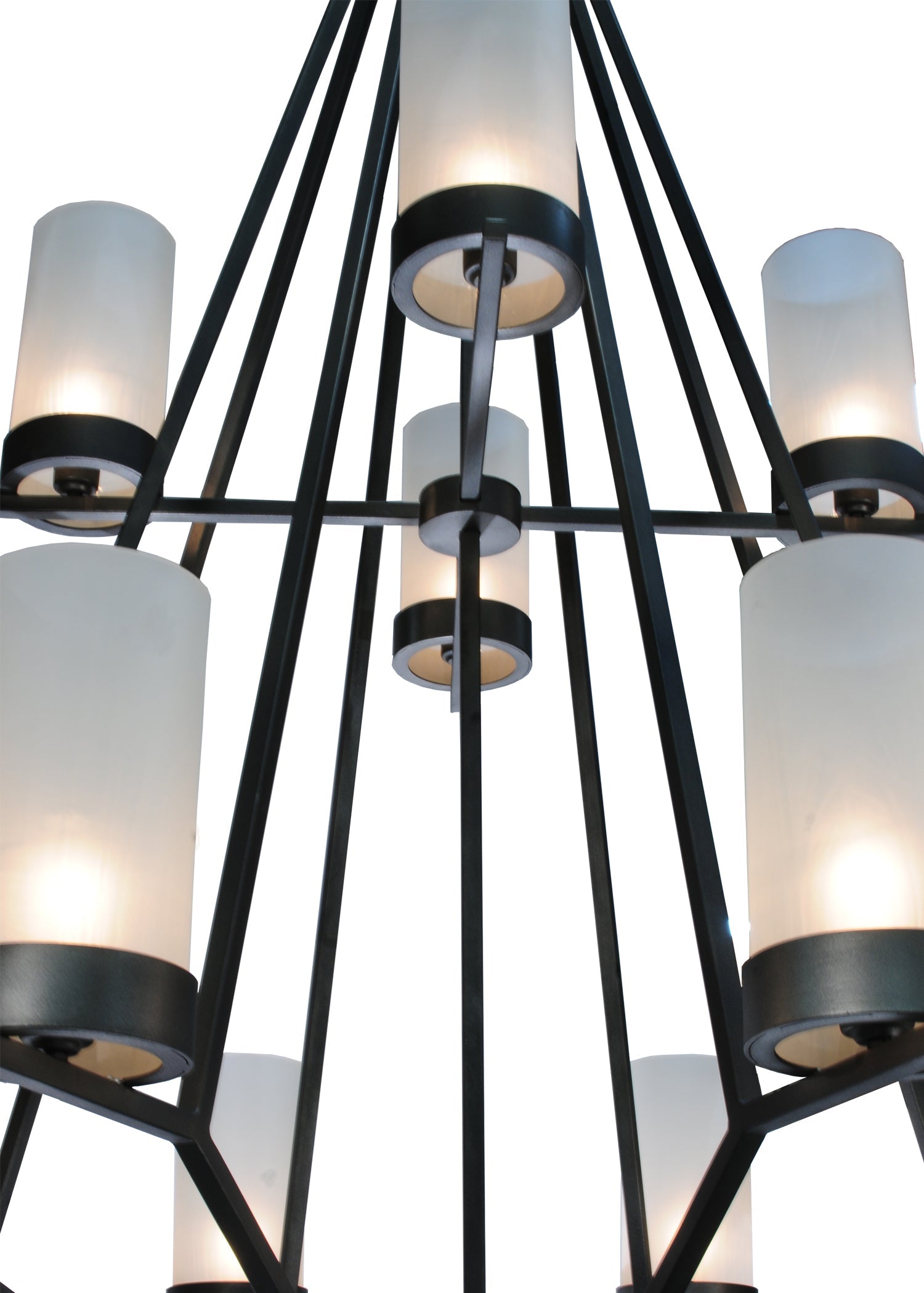 60" Galen 12-Light Two Tier Chandelier by 2nd Ave Lighting